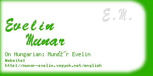 evelin munar business card